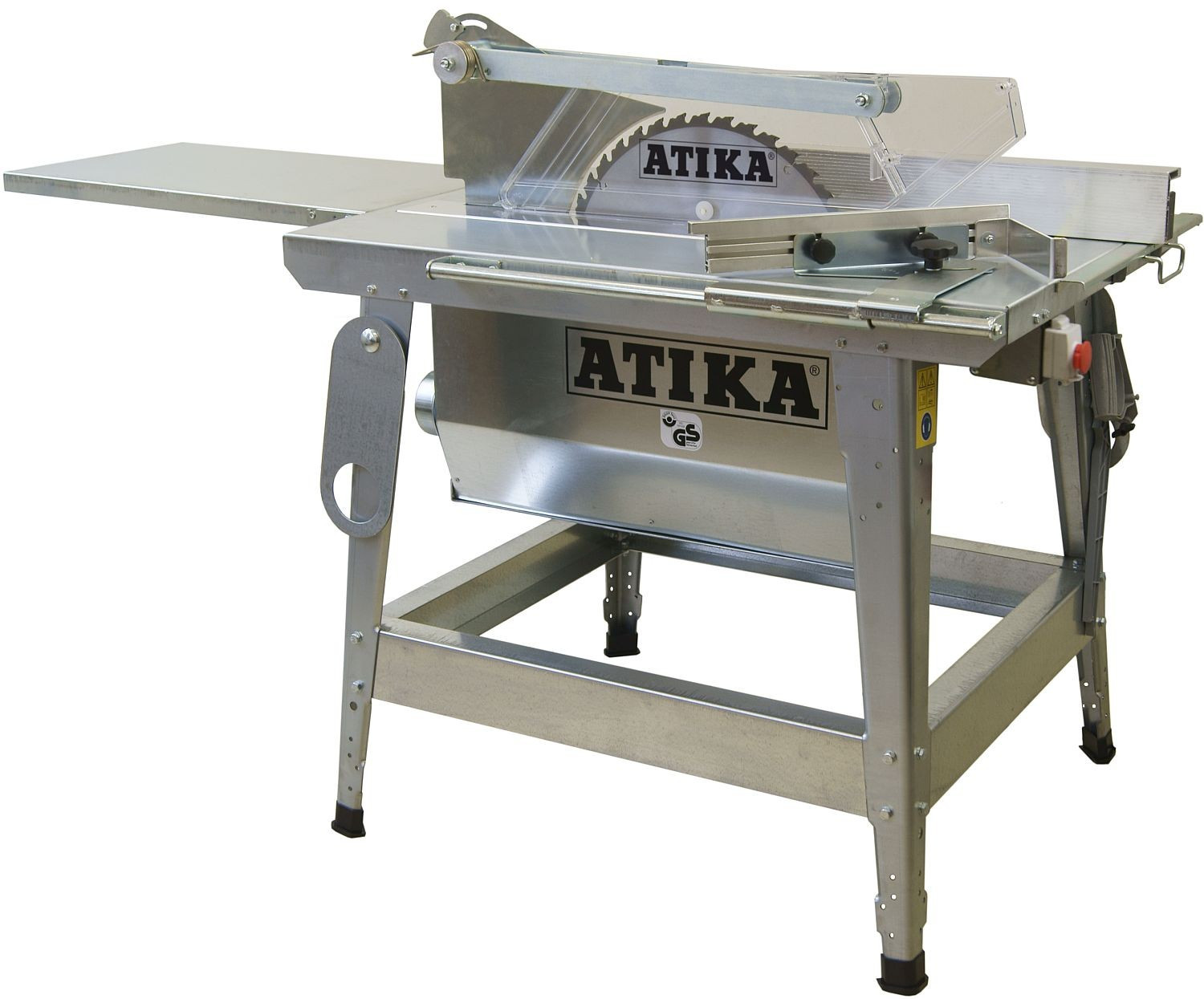 Baukreissäge Atika BTU 450 400 V ist eine robuste Tischkreissäge für den harten Baustellen-Einsatz