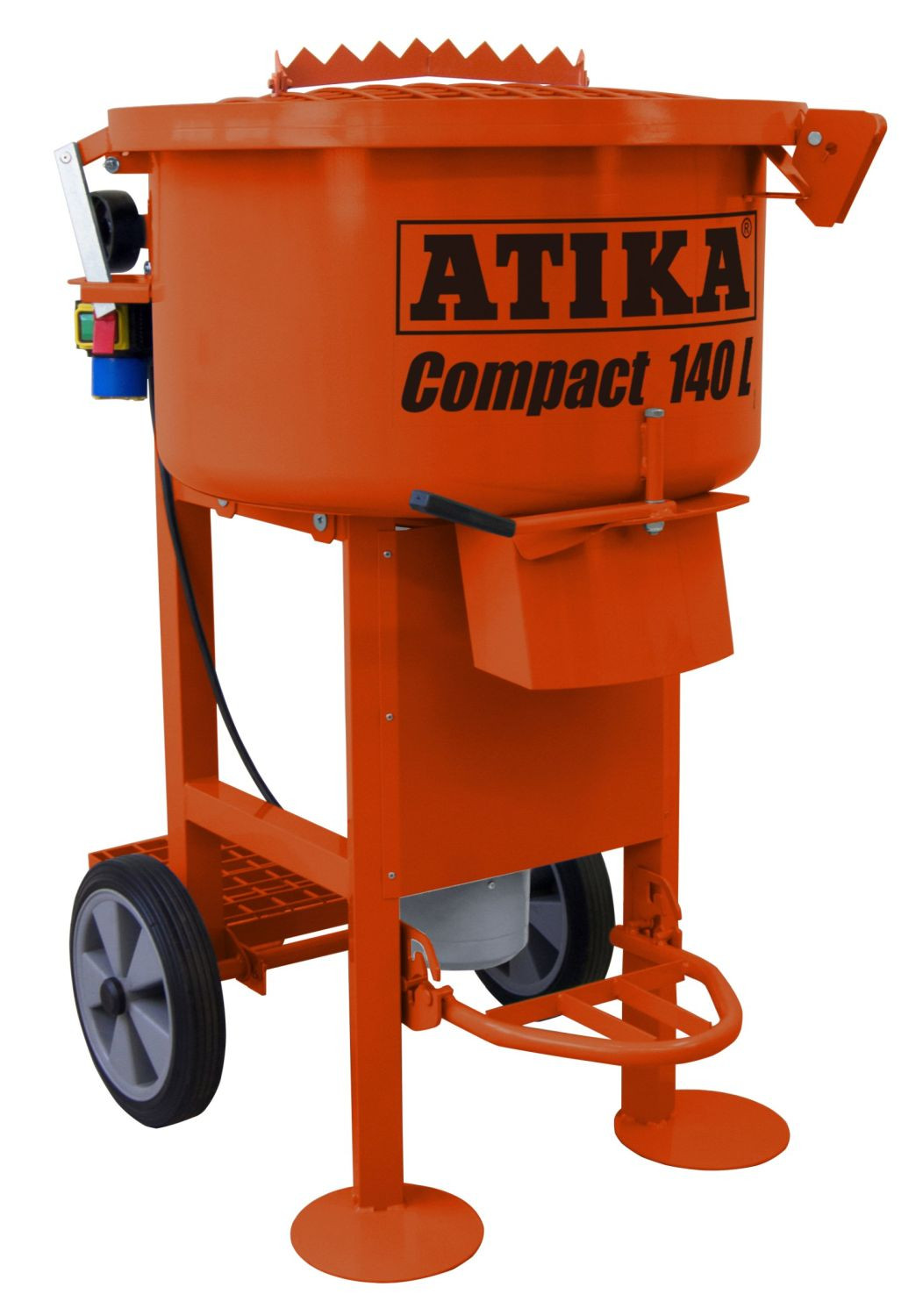 ATIKA COMPACT 140 Tellerzwangsmischer deutlich bessere Mischergebnisse bei größeren Mengen mit bis zu 60% Zeitersparnis 