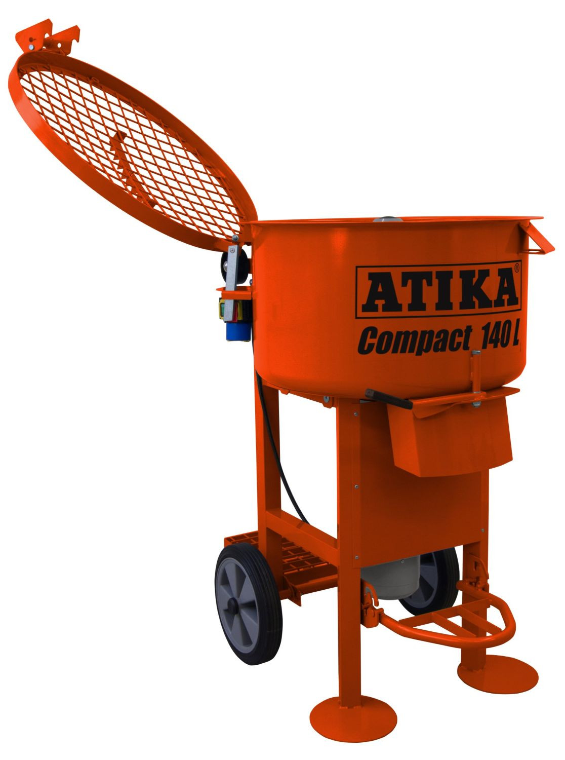 ATIKA COMPACT 140 Tellerzwangsmischer deutlich bessere Mischergebnisse bei größeren Mengen mit bis zu 60% Zeitersparnis 