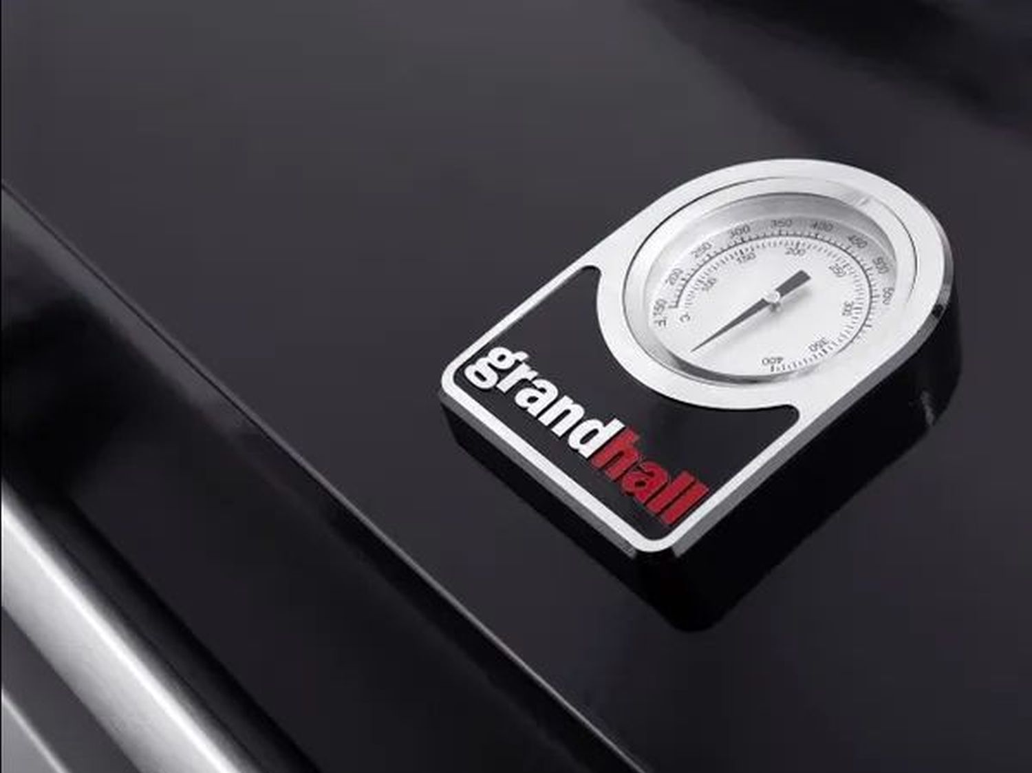 Grandhall Gasgrill Premium G4 Built in | Einbaugrill in edlem Design und hochwertiger Oberfläche in schwarz